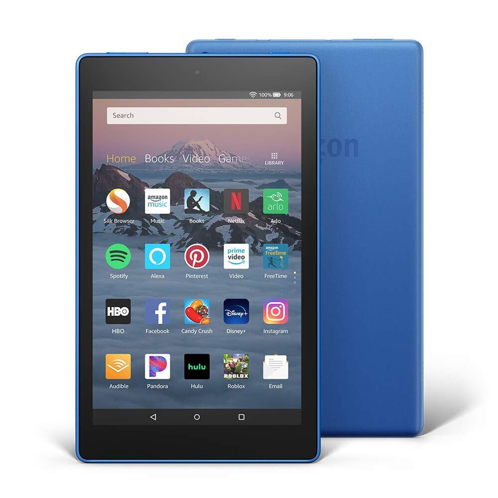 Amazon Fire HD 8 Tablet 8th Gen (2018) 8" HD Display, 16 GB WiFi Alexa Blue